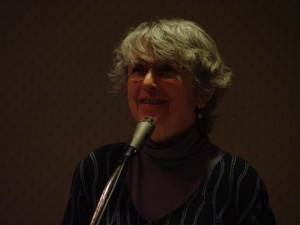 Tanya at the 2008 Poet's Dinner